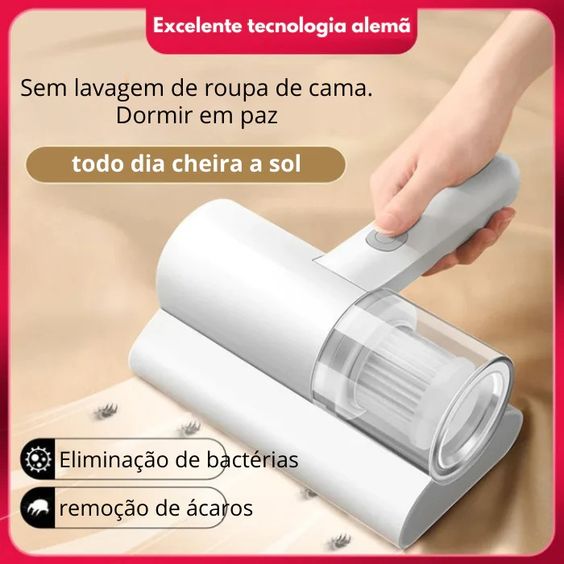 ASPIRAMAX - Aspirador de Pó e de remoção de ácaros e esterilização UV MAX