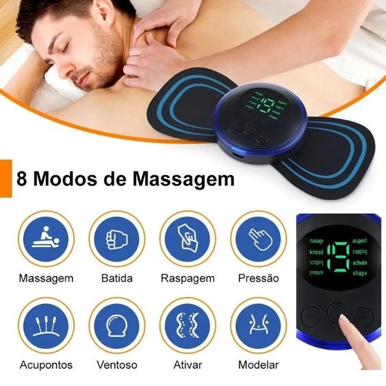 Massageador Portátil para Dores e Inchaços