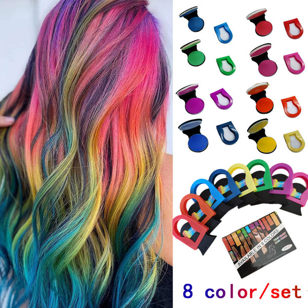 Multicor - Giz em Pó Para Cabelo